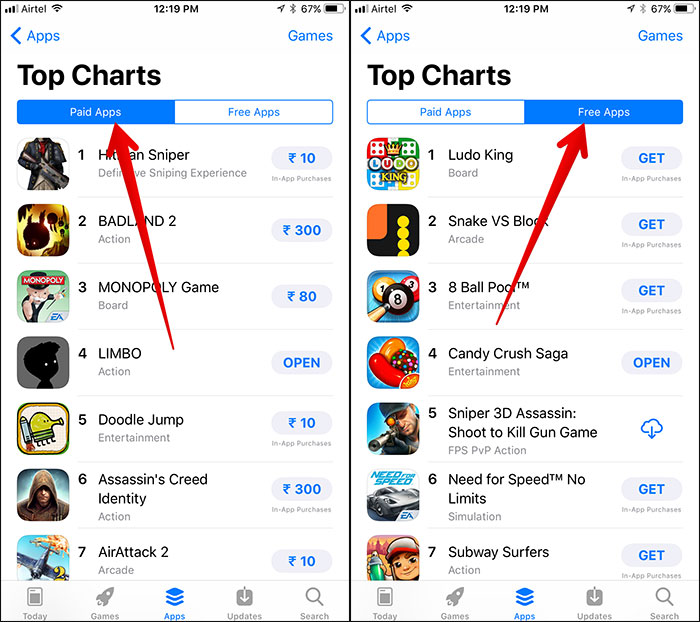 Free game apps for iphone